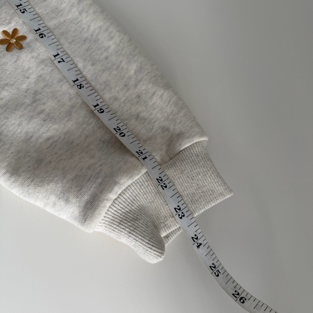 Mojo Provo Plush Embroidered Crewneck Sweatshirt Heather Gray Size M - Picture 9 of 10